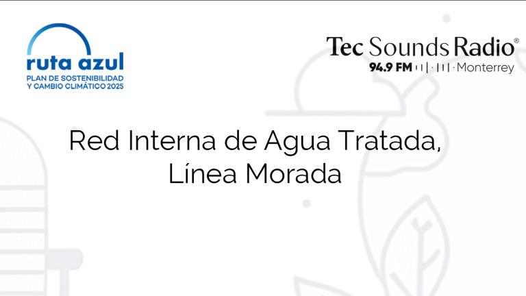 Red Interna de Agua Tratada, Línea Morada