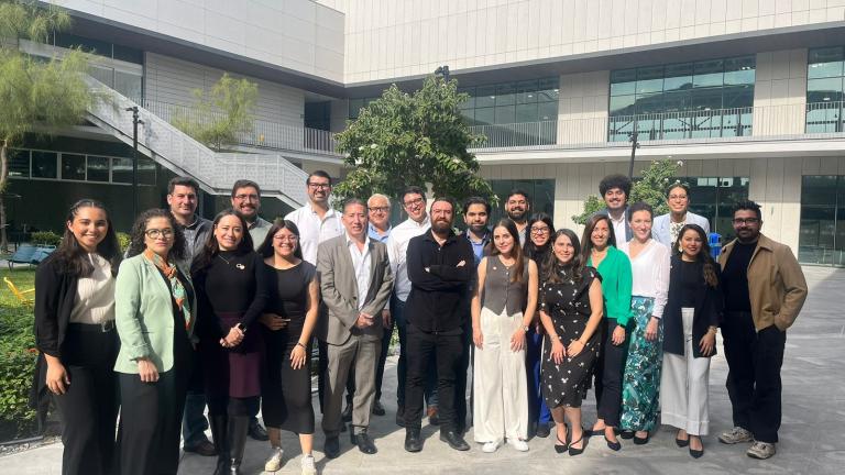 reflexión a ruta azul