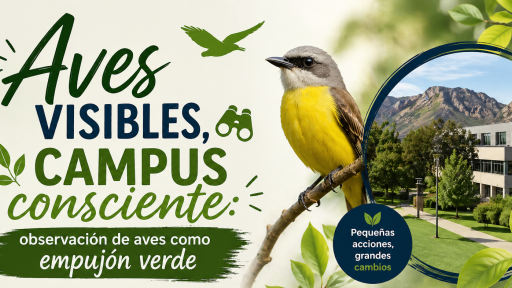 Aves visibles, campus consciente